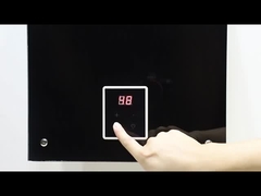 10L Flue exhaust gas Pemanas air Kontrol layar untuk mandi