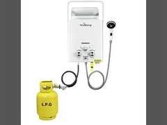 10Liter Piring dingin Pemanas Air Gas Pemanas Air Manual Control Knob Putih