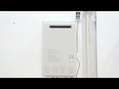 110-220V NG Gas Alam Pemanas Air Luar Ruang 18L Dengan Pipa Ganda