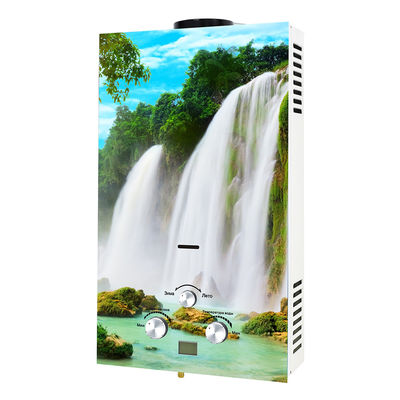10L Tankless Instant Gas Geyser Untuk Mandi Painting Panel Kaca