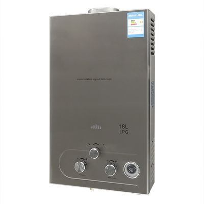 24KW Kamar Mandi Gas Pemanas Air NG LPG Harmonica Burner Sliver