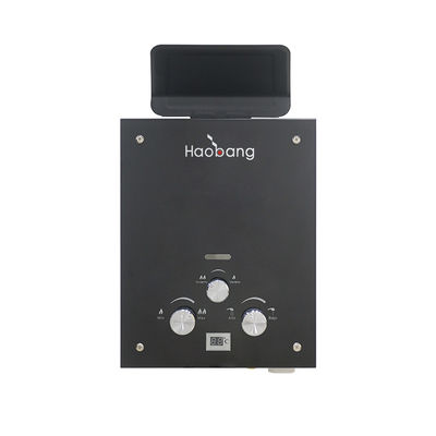 6L 1.58GPM Gas Geyser Panel Kaca LP Jenis Gas Untuk Shower Luar Ruangan