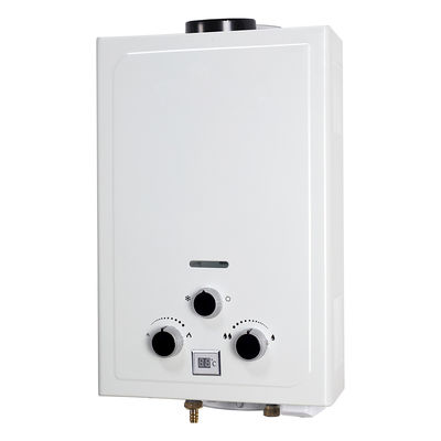 LPG NG Pemanas air gas instan Tipe asap Shower luar ruangan 6L