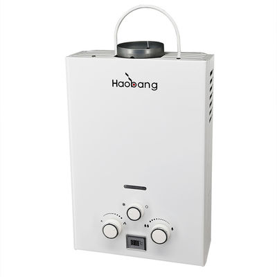 Pemanas air gas instan portabel 6L Camping RV Dengan Shower Set