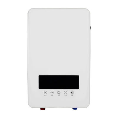 Kontrol sentuh Mandi listrik 10kw Tankless Pemanas Air