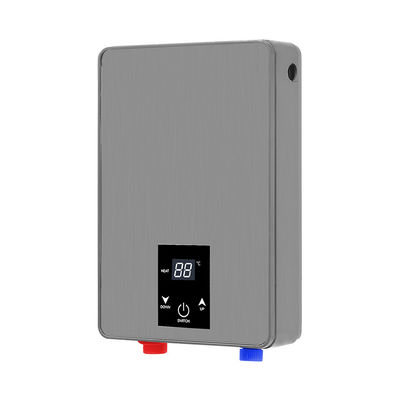 Pemanasan Instan Kontrol layar sentuh Pemanas air tanpa tangki 6KW IPX4 Waterproof
