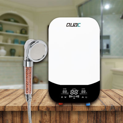 ELCB Perlindungan Kebocoran Gaya Modern 8KW Tankless Pemanas Air Dengan 2.5 GPM