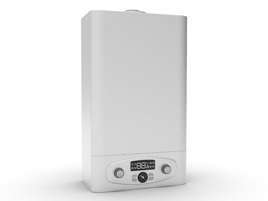 20KW Putih Double Knob Gas Boiler Perumahan Pemanasan Air Panas