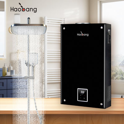 Pemanas air gas rumah tangga dengan panel logam dan tekanan air Mulai 0.02Mpa-0.8Mpa untuk kinerja hemat energi