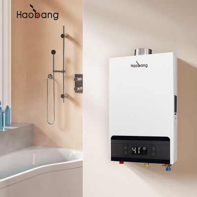 Pemanas air gas buang 220V dengan logo cetak layar sutra dan efisiensi termal tinggi ≥93%