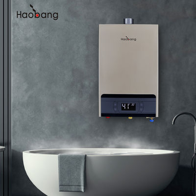 Perlindungan opsional Pemanas air gas buang paksa dengan penukar panas tembaga bebas oksigen dan penyimpangan suhu air ± 0,5 C