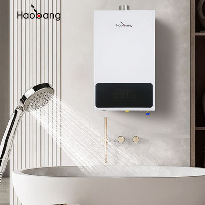 Dapur / Balkon Dipaksa Exhaust Gas Pemanas Air Dengan Electric Ignition Dan Opsional LED Display