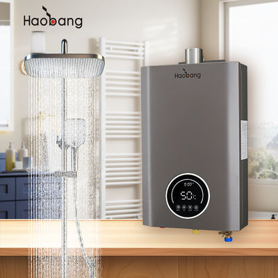 NG 2000Pa / LPG 2800Pa Pemanas Air Gas Ventilasi Dipaksa Untuk Ventilasi dan Eksos yang Optimal