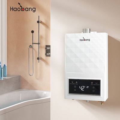 Top- Forced Vent Gas Water Heater Dengan Exchanger Panas Tembaga Bebas Oksigen Dan Elektronik Ignition